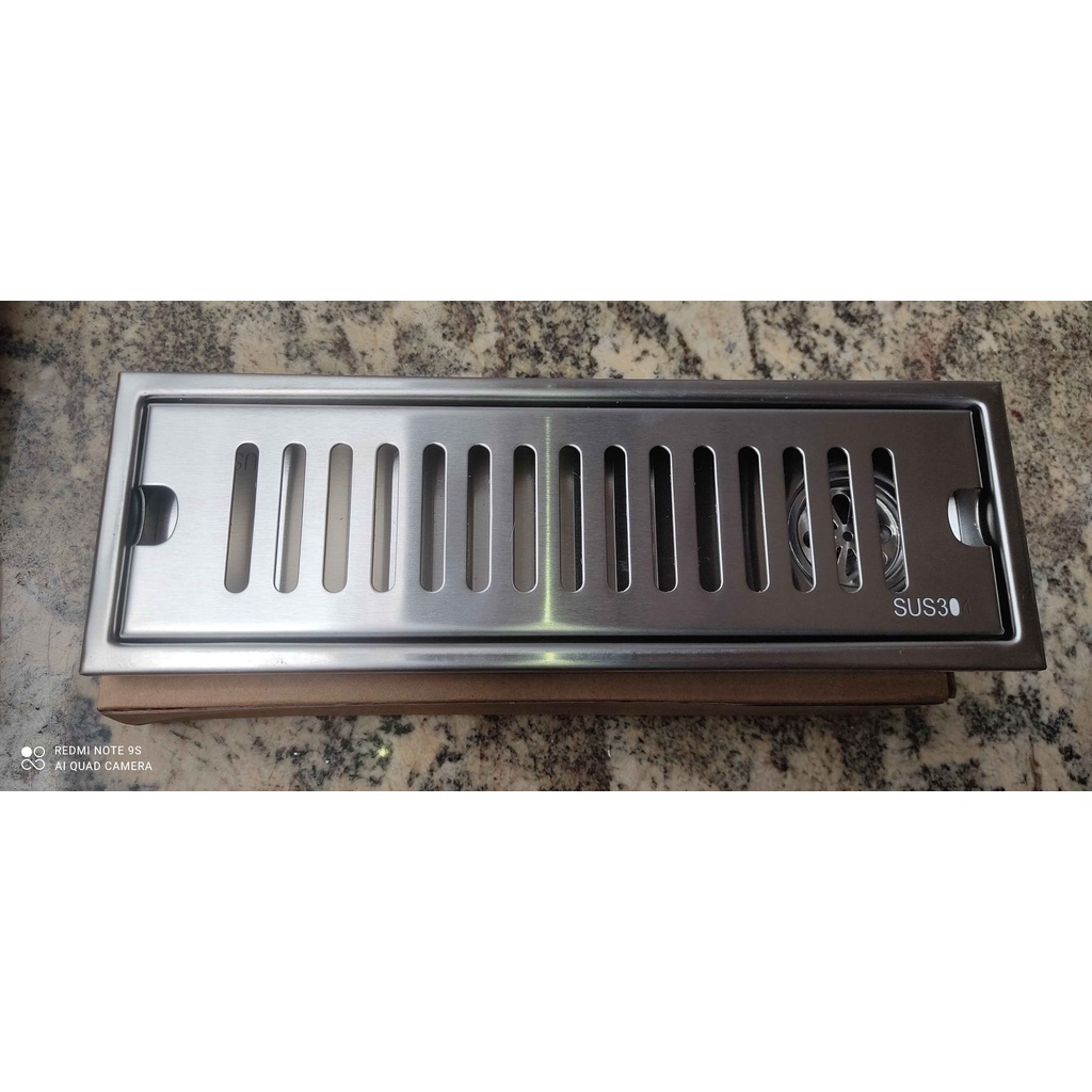Ga thoát sàn, phễu thu sàn dài 30 cm và 60 cm inox 304 .