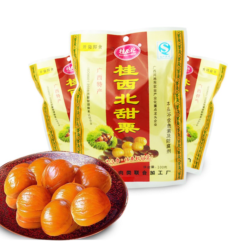 Hạt dẻ tách vỏ tẩm mật ong Quảng Tây  - Tiệm ăn vặt china