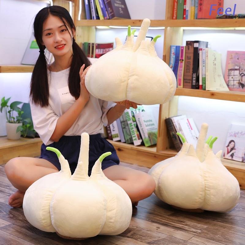 Đồ Chơi Nhồi Bông Hình Tỏi/Rau Củ Làm Quà Tặng Sinh Nhật/Giáng Sinh