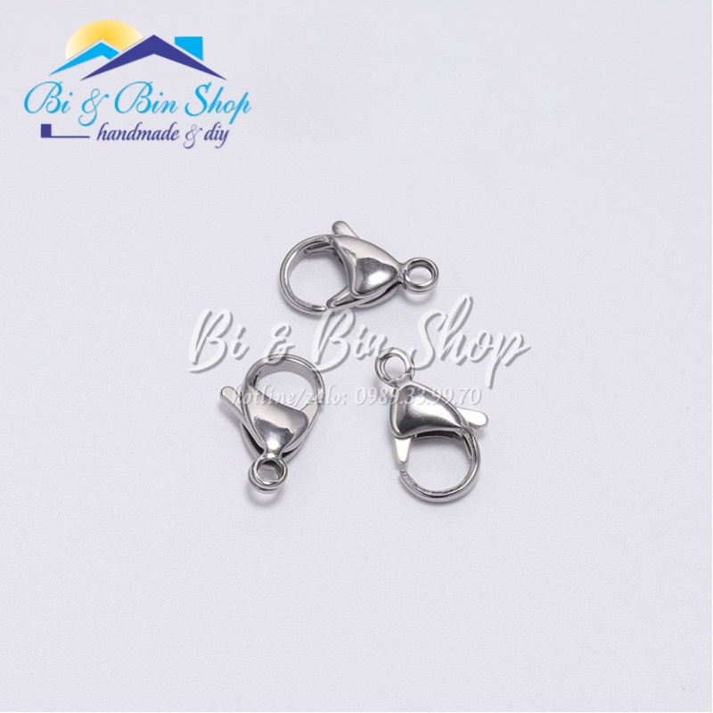 Sỉ 100 Móc Càng Cua Bằng Thép Không Gỉ Làm Trang Sức Handmade