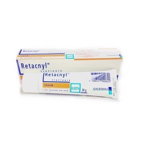 Tretinoin Retacnyl 0,025 và 0,05 30g giảm mụn trẻ hoá da