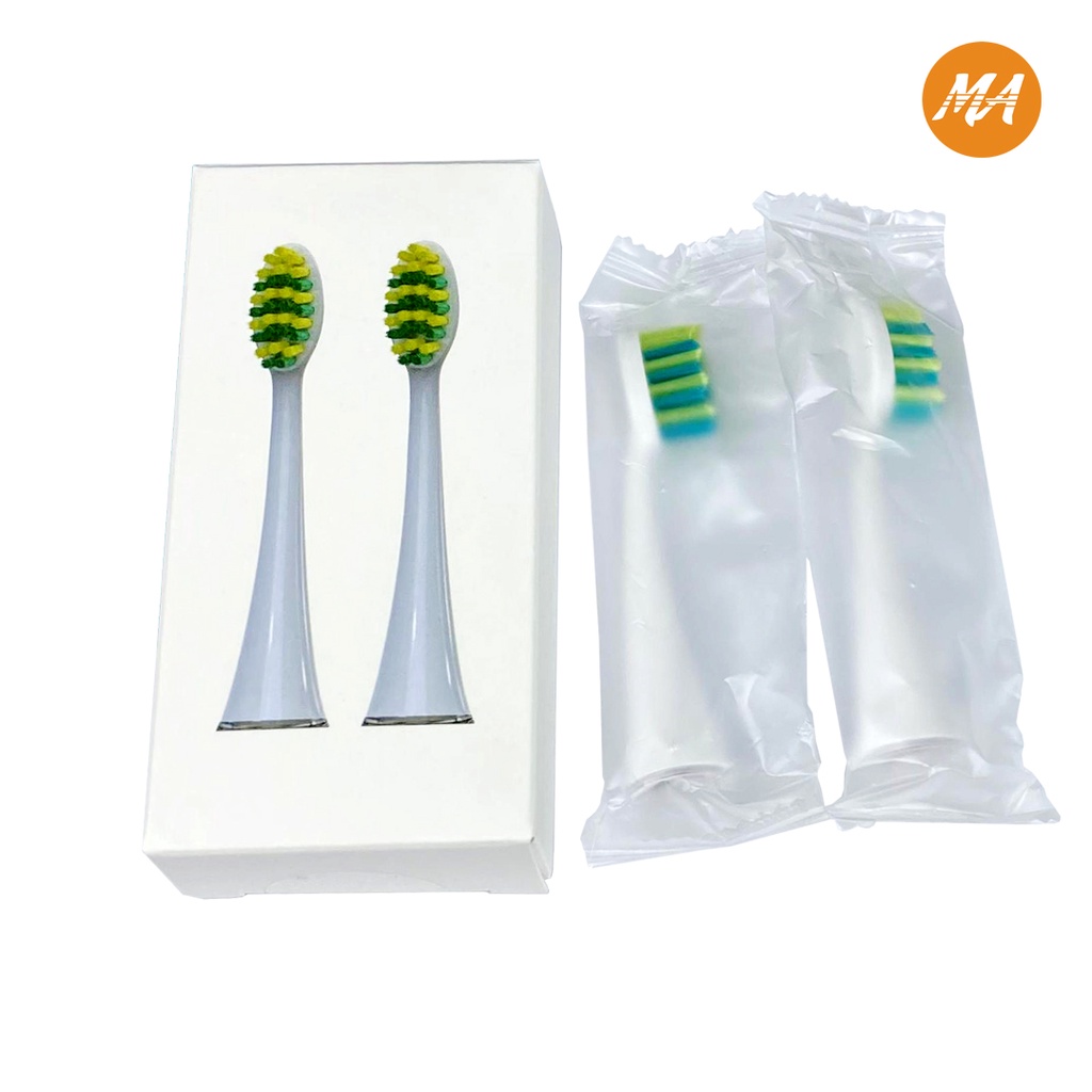 Đầu bàn chải điện thay thế bàn chải điện MaxAir model MA004, Electric toothbrush heads, Brush head 2pcs màu trắng