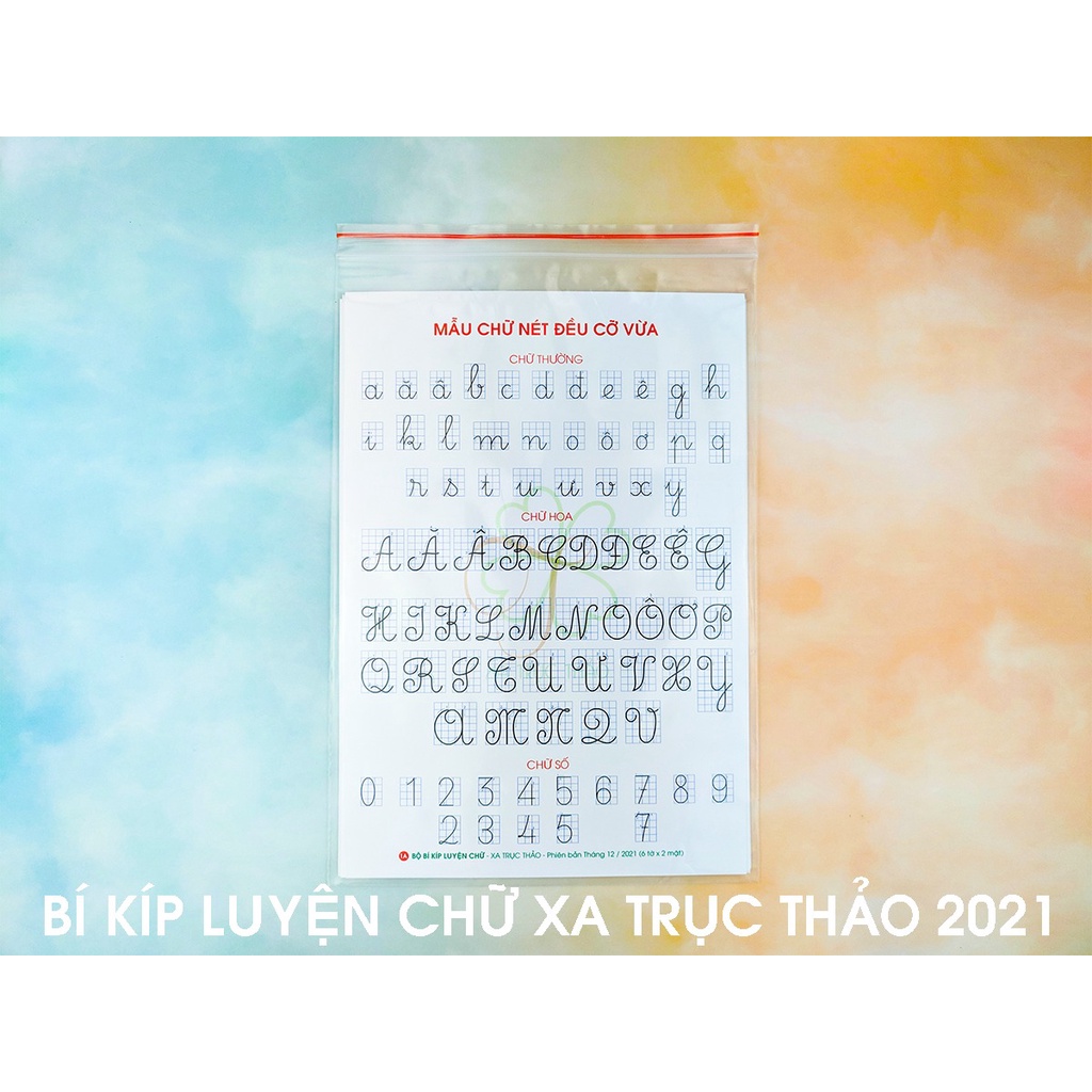 Bộ bí kíp luyện chữ đẹp Xa Trục Thảo