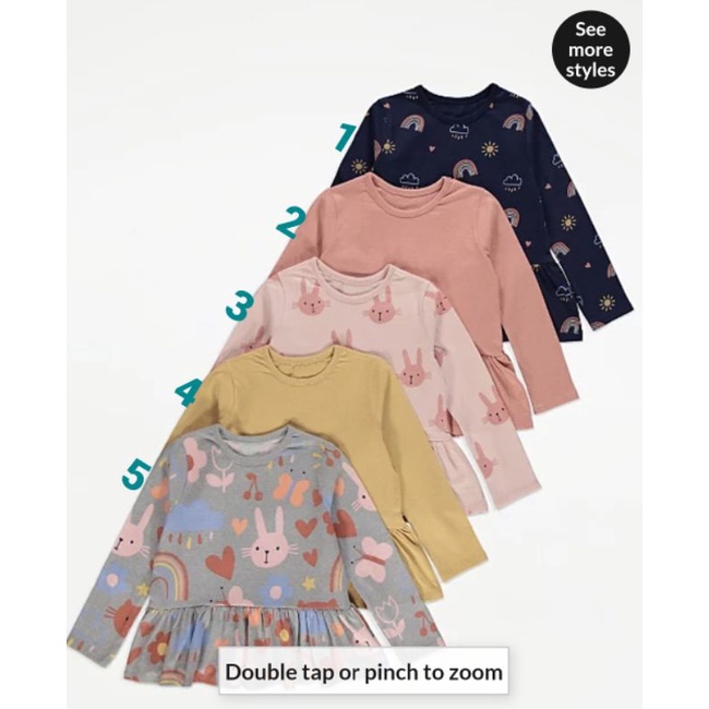 Set áo, quần thu đông George bé gái