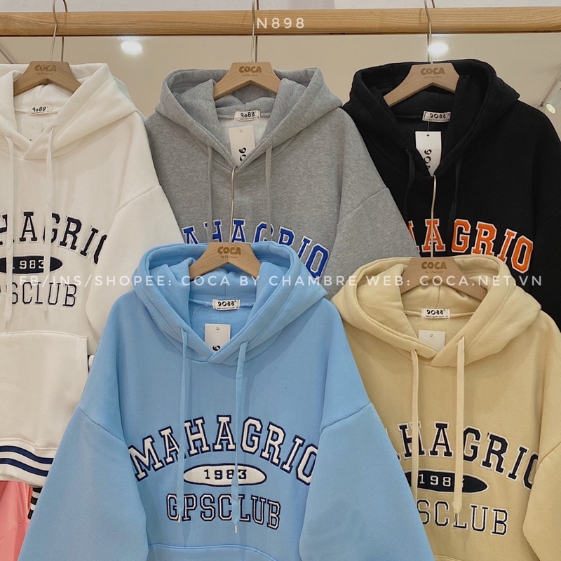 [N898]🧡 Áo HOODIE nỉ bông dày sụ mũ 2 lớp thêu MAHAGRIO form rộng (Có sẵn/ảnh thật) | BigBuy360 - bigbuy360.vn