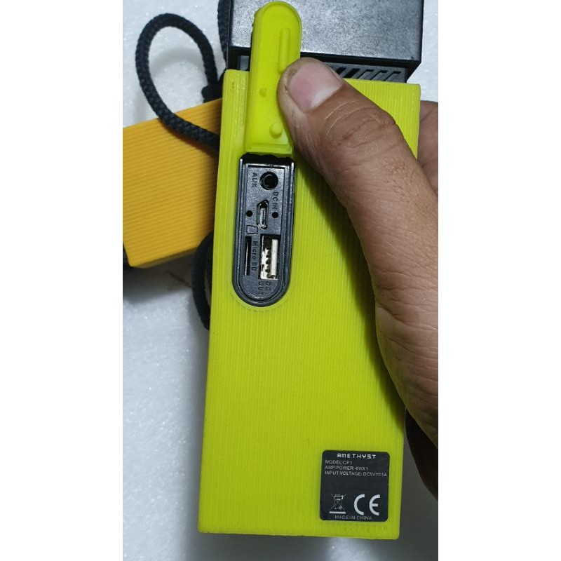 loa blutooth tích hợp đèn pin siêu sáng emethyst CP1