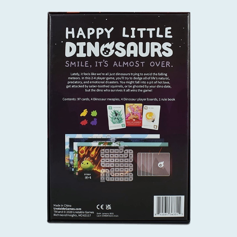 Happy Little Dinosaurs Base Game Trò Chơi Trí Tuệ Khủng Long Nhỏ Hạnh Phúc