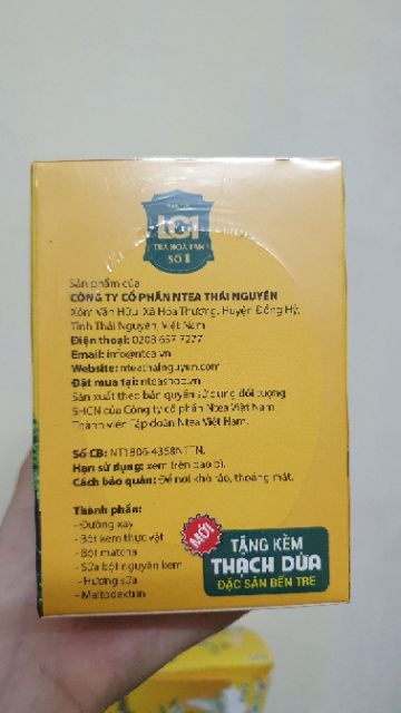 TRÀ SỮA MATCHA LATTE 4 in 1 kèm THẠCH DỪA - Ntea group (2021)