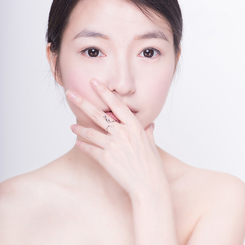 Nhẫn Hợp Kim Bạc 925 Kiểu Dáng Sáng Tạo Cho Nữ