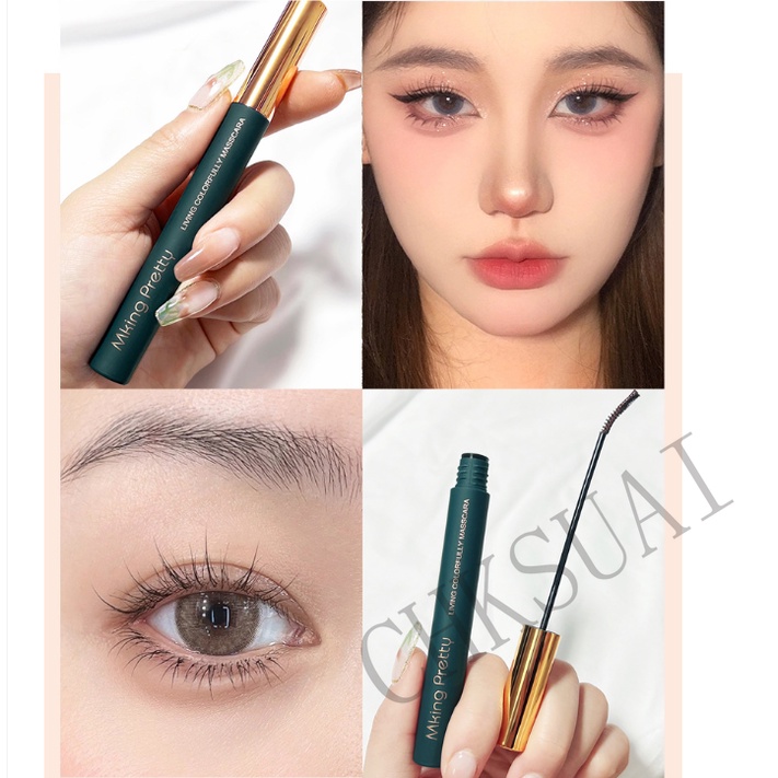 Mascara Màu Sắc Uốn Cong Làm Dày Và Dài Mi Chống Thấm Nước