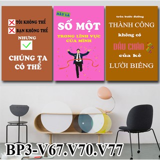 Tranh tạo động lực dán tường trang trí phòng khách, phòng làm việc, phòng ngủ công nghệ in UV DL 1 108