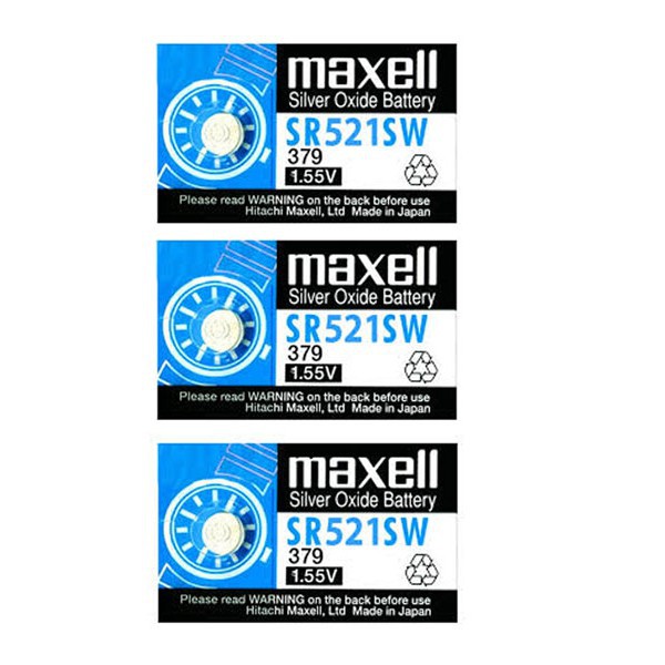 Pin nhật Maxell SR521SW SR521 521 379 chính hãng