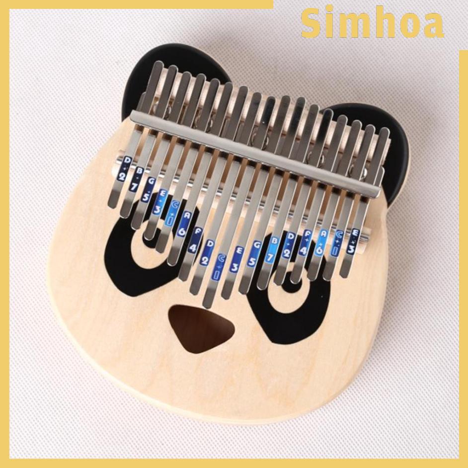 Hình dán tên 17 phím đàn Kalimba cho trẻ