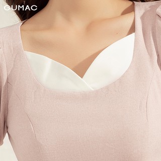 Đầm cổ U tim DA1163 GUMAC