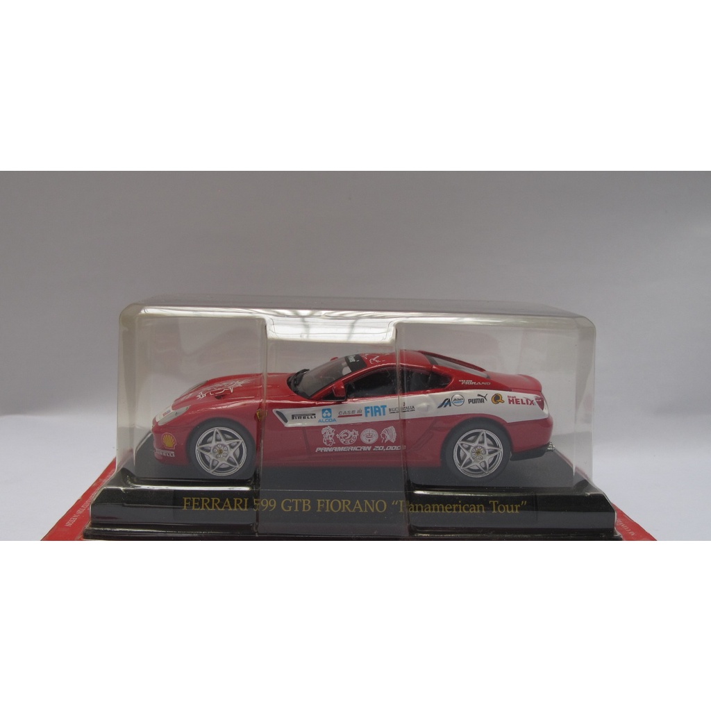 Xe mô hình IXO Hachette Fujingaho FERRARI 599 GTB Panamerica Tour tỷ lệ 1:43