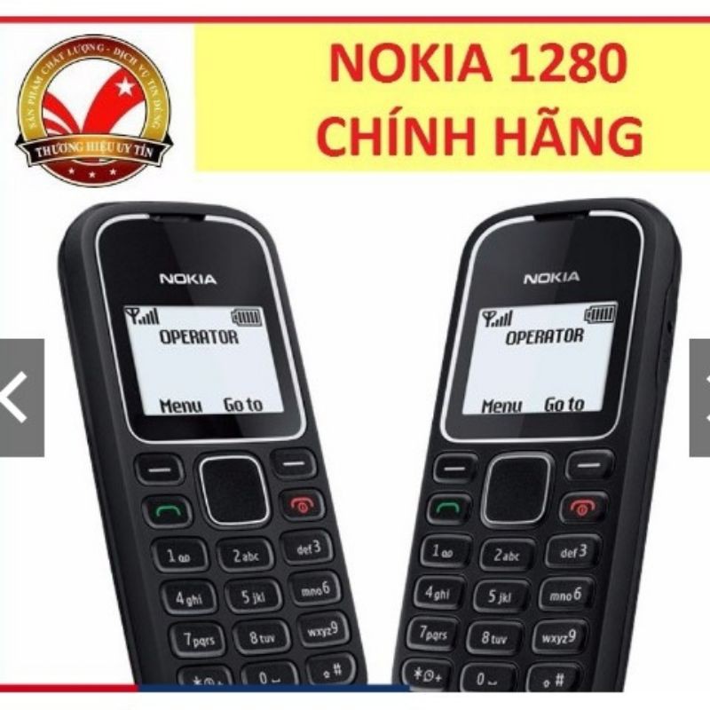 Hàng chính hãng 100%-Nokia 1280-Bảo hành máy 3tháng | BigBuy360 - bigbuy360.vn