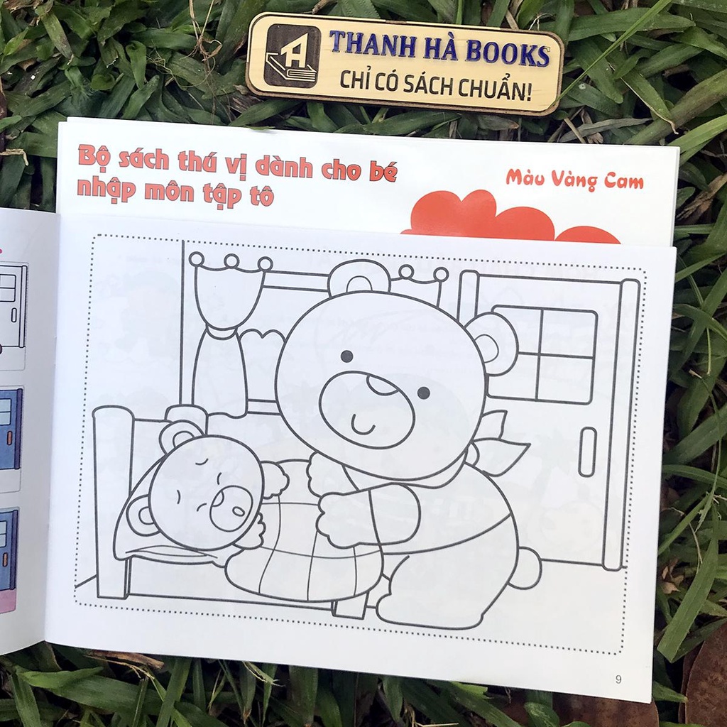 Sách - Bộ sách thú vị dành cho bé nhập môn tập tô: Bé Tập Tô Màu - Màu Vàng Cam (2-6 tuổi)