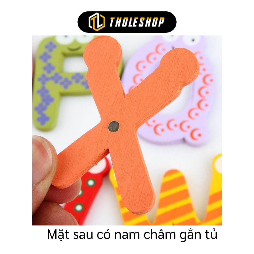 Bảng Chữ Cái - Combo 26 Chữ Cái Tiếng Việt In Hoa Có Nam Châm Dán Tủ, Giáo Dục Bé 6377