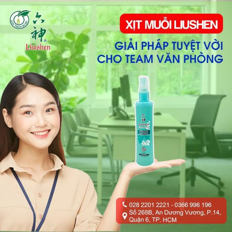 NƯỚC CHỐNG MUỖI ĐỐT LIUSHEN THỂ TÍCH 80ML