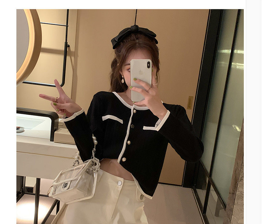 Áo Kiểu Dệt Kim Phong Cách Hàn Quốc Dành Cho Nữ