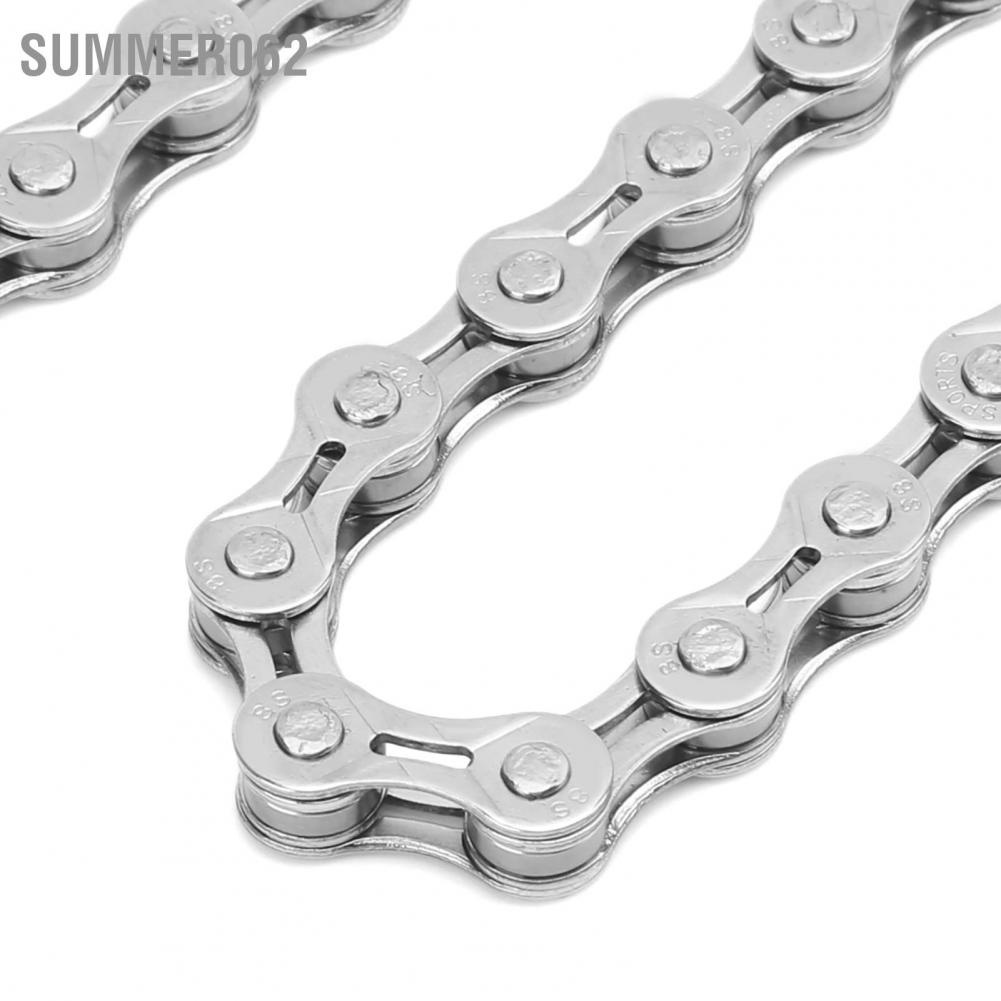 [Hàng Sẵn] Dây xích xe đạp tốc độ VG Sports 8 tốc độ nhẹ bán rỗng 1 / 2x3 / 32 inch 116 liên kết cho xe đạp leo núi 【Summer062】