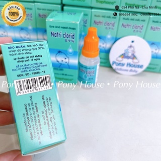 Nước Muối Sinh Lý Natri Clocid 0,9% Traphaco Nhỏ , Rửa Mắt Mũi Miệng Cho Bé Sơ Sinh 10ML