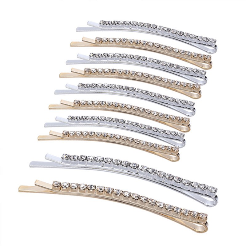 [HÀNG CÓ SẴN] Kẹp tóc đính hạt, pha lê sáng bóng phụ kiện trang sức