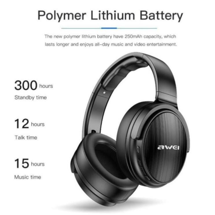 [Mã 267ELSALE hoàn 7% đơn 300K] AWEI A780BL-Tai Nghe Không Dây - Kết Nối Bluetooth V5.0