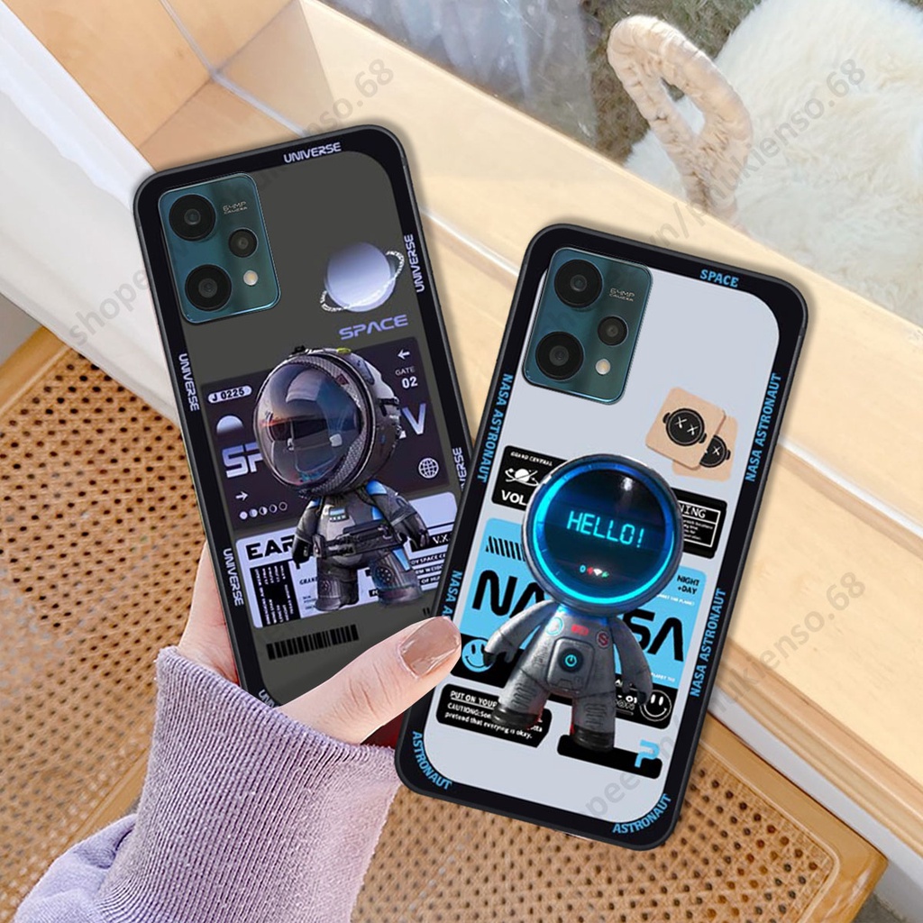 Ốp lưng Realme Realme 9 4G / 9i / 9 Pro / 9 Pro+ 5G hình người máy, robot nasa đáng yêu dễ thương