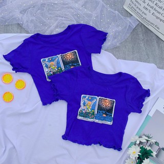 Áo croptop in hình