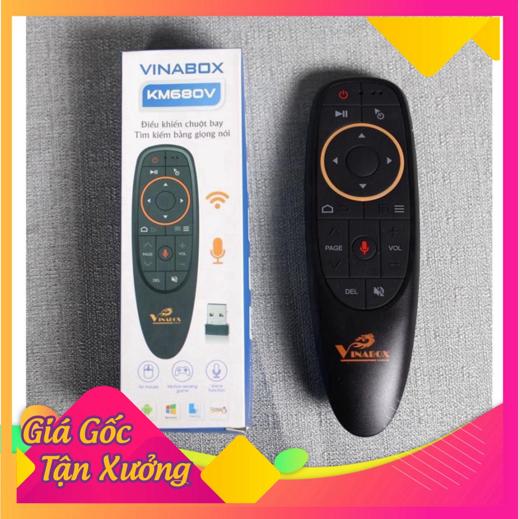 Xả hàng ĐIỀU KHIỂN KM680V - TÍCH HỢP MIC VOICE - TÌM KIẾM BẰNG GIỌNG NÓI