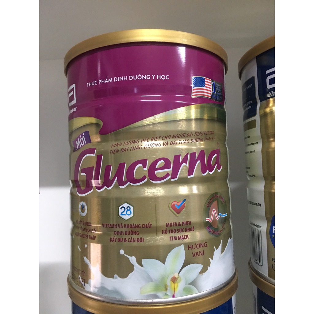 Sữa bột Glucerna cho người tiểu đường 850g và 400g(Chính hãng-Date mới)