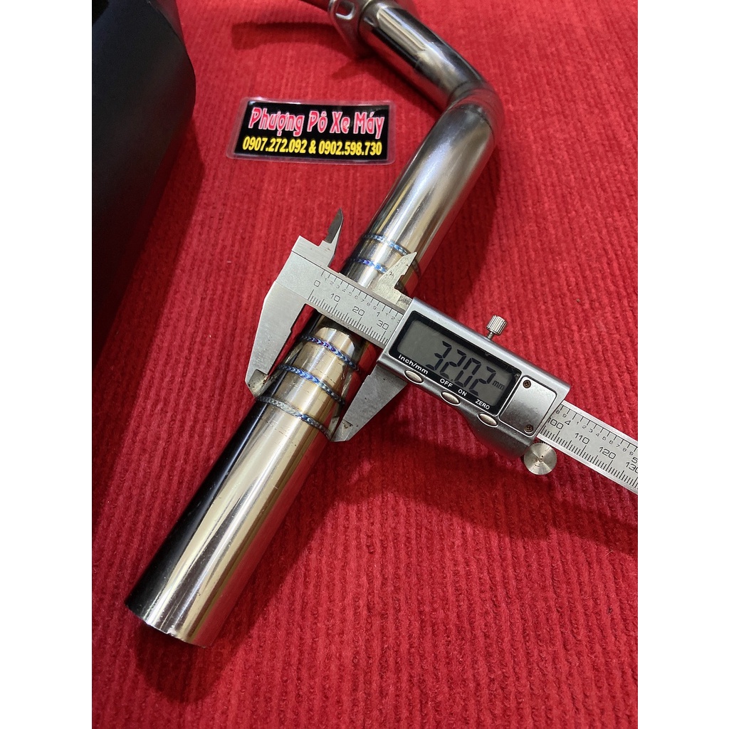 Pô tăng móc ấm kèm Cổ dành cho EXCITER 155 và XE KHÁC NHẮN TIN