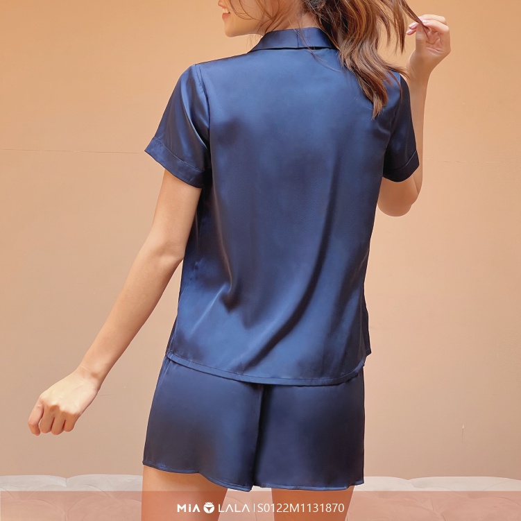 Bộ đồ mặc nhà lụa Satin cao cấp mềm mịn thoáng mát MIALALA 1870 S0122M1131870