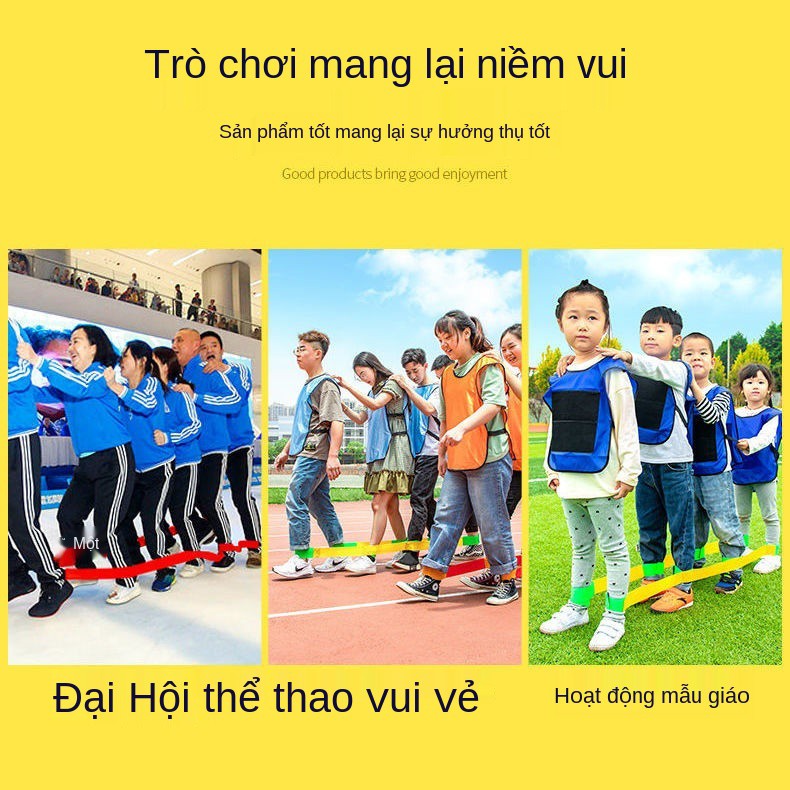 ✆Trò chơi vận động vui nhộn đồng đội ngoài trời đạo cụ mở rộng xe điện cha mẹ con đường mòn khổng lồ nhiều người <