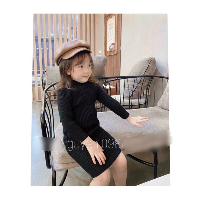 Váy len body cao cấp cho bé 9- 30kg