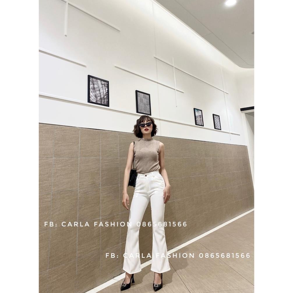 Quần tây ống loe lưng cao phong cách Hàn Quốc CARLA