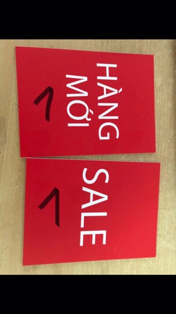 Combo bảng đồng giá+ kẹp sale