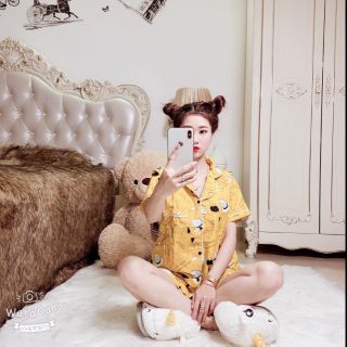 Đồ bộ ngủ pizama kate thái loại 1