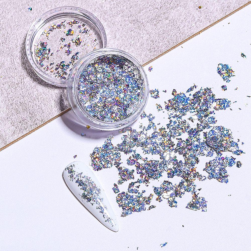 Phụ Kiện Trang Trí Móng Tay Nghệ Thuật QQMALL|Vòng Đeo Tay Nhiều Màu Sắc Dễ Thương Xinh Xắn|Miếng Dán Móng Tay 3D Bằng Nhôm Hình Chiếc Lá