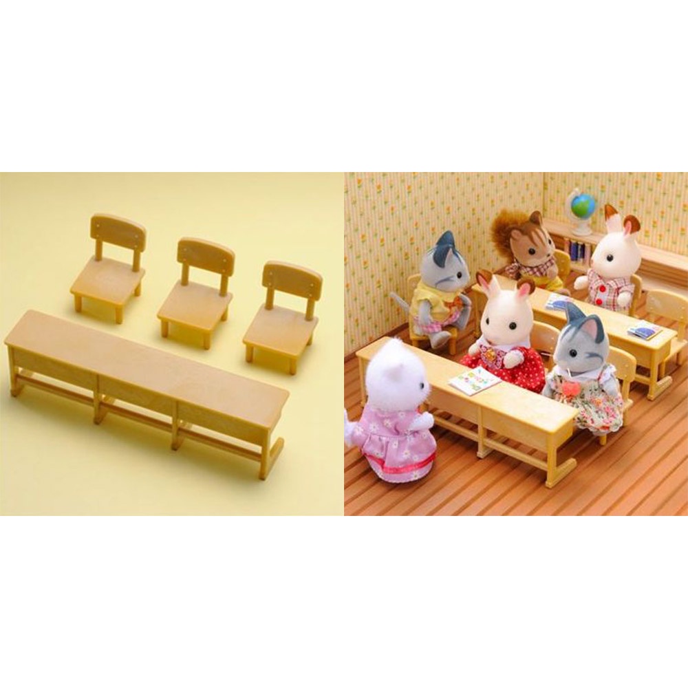 Đồ Chơi Sylvanian Families Bộ Sưu Tập Phụ Kiện Đến Trường School Accessories