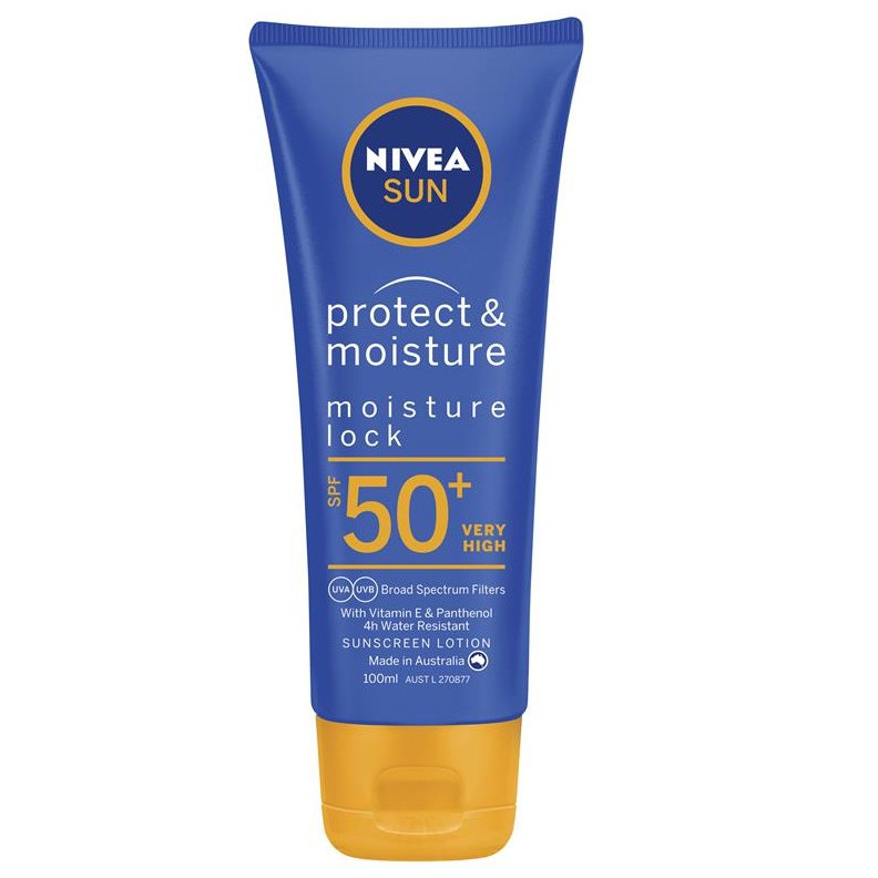 Kem Chống Nắng NIVEA Sun Protect & Moisture SPF 50+ (100ml)