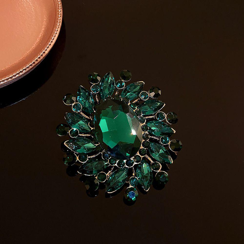 BACK2LIFE Ghim Cài Áo Hình Hoa Đính Đá Nhân Tạo Thời Trang Cho Nữ