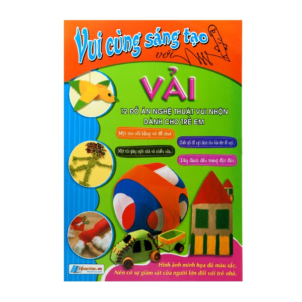 Sách - Vui Cùng Sáng Tạo Với Vải - 8935072892159