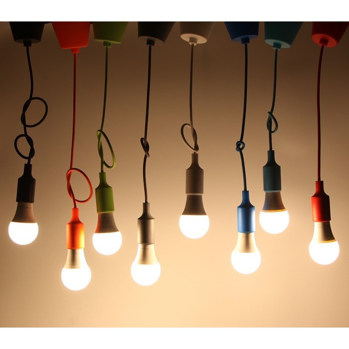 Bộ 3 dây đèn thả trang trí bóng led búp 18W