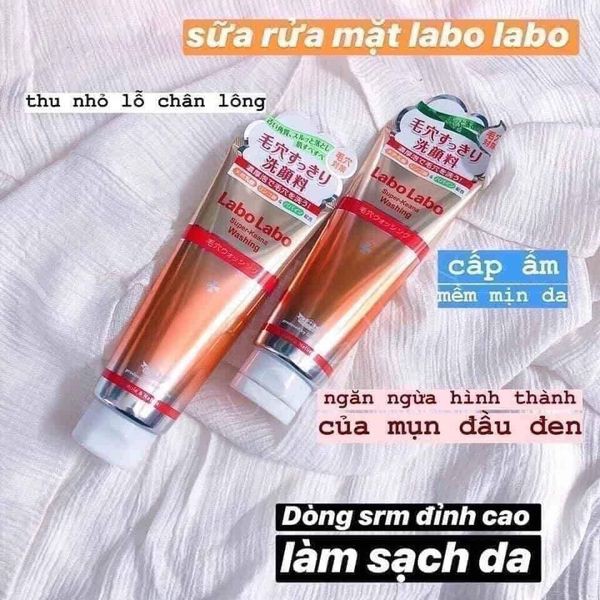 sữa rửa mặt labolabo