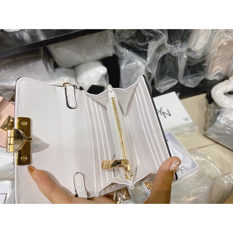 Ví lyn gấp mini kèm dây đeo