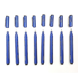 Bộ 8 Bút Line Đi Nét Chuyên Nghiệp Kháng Nước Needle Drawing Pen Superior (0.05 - 1.0)
