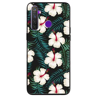 Ốp lưng in cho Realme 5/ Realme 5 Pro, Realme Q Mẫu Hoa Trắng