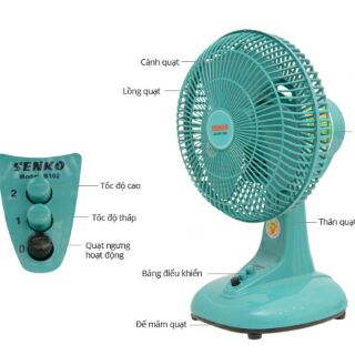Quạt bàn b2 senko